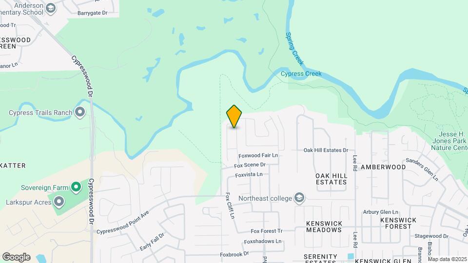 21219 Fox Hillside Way Map and Location Details