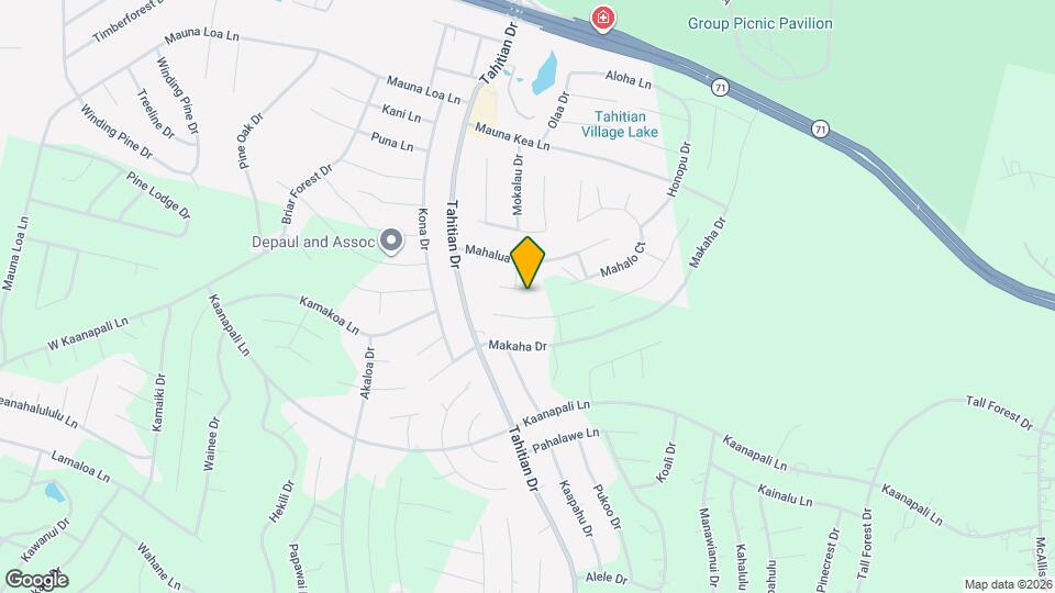 107 Keamuku Ct Map and Location Details