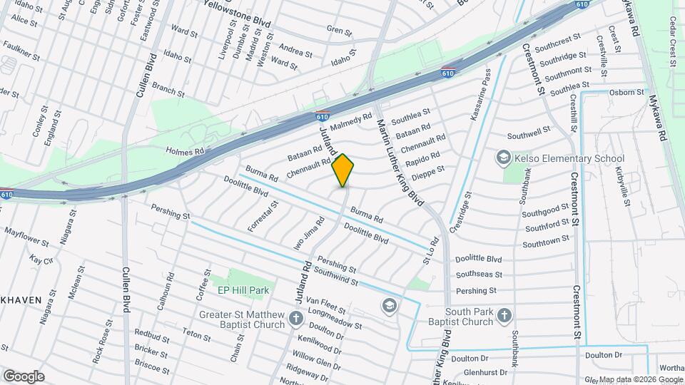 5018 Dieppe St Map and Location Details