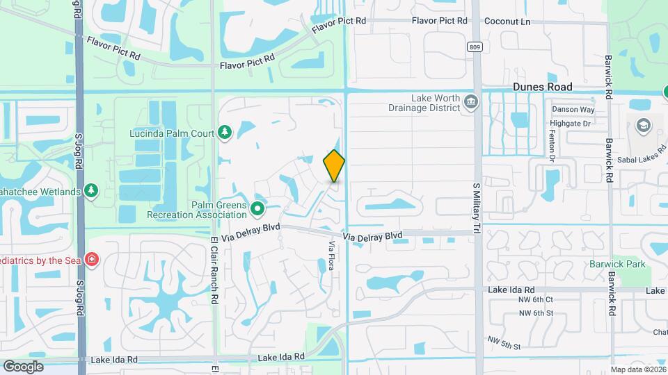 13640 Coconut Palm Ct Map and Location Details