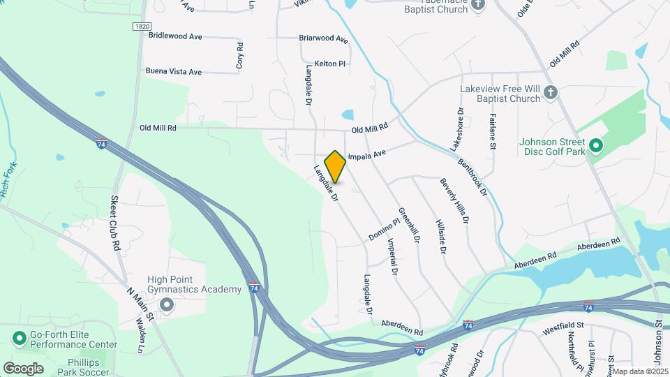 3520 Langdale Dr Map and Location Details