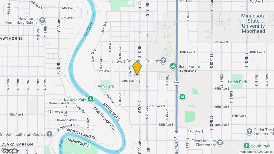 1213 4th St S Map and Location Details