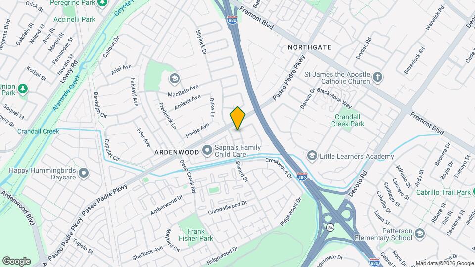 94555 France Way Map and Location Details