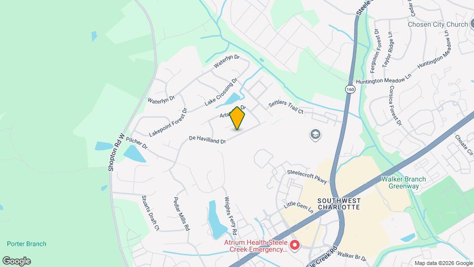 15232 De Havilland Dr Map and Location Details