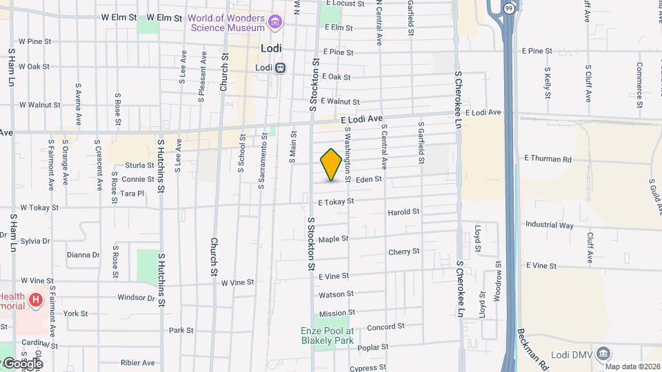 224 Eden St Mapa y Detalles de la Ubicación