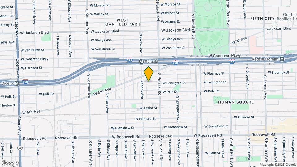 4035 W Lexington St Map and Location Details