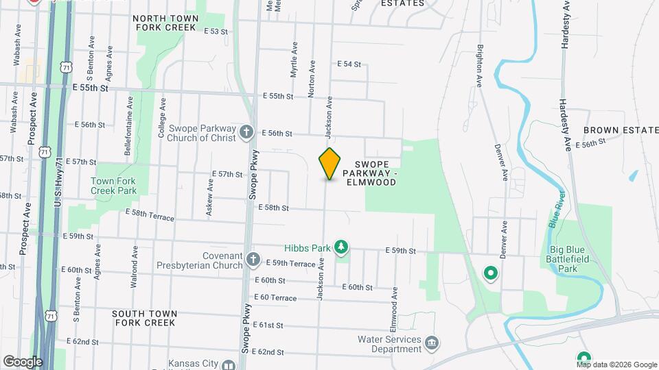 5711 Jackson Ave Map and Location Details