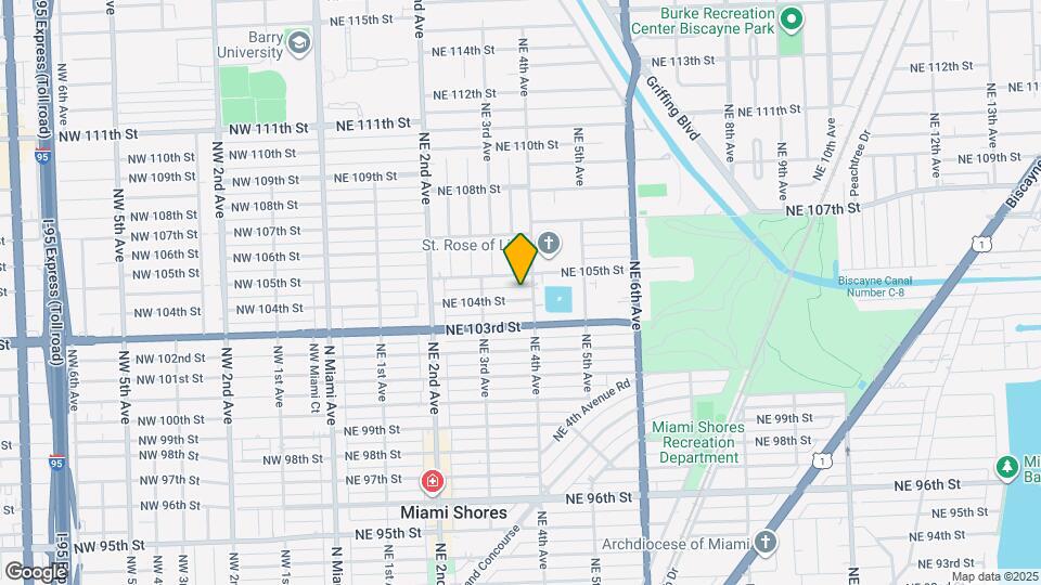 373 NE 104th St Map and Location Details