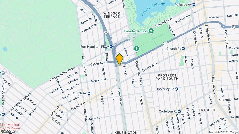 135 Ocean Pkwy Mapa y Detalles de la Ubicación