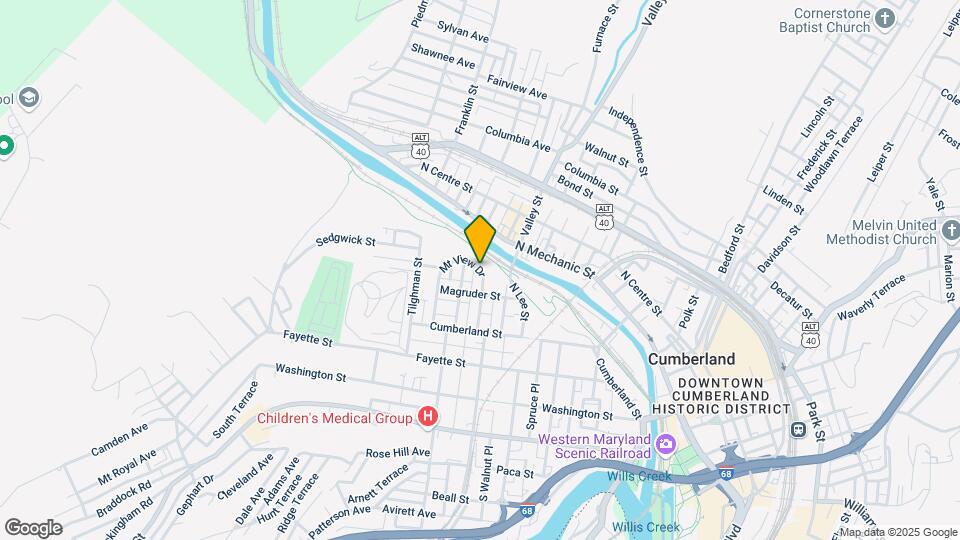 318-324 Mt View Dr, Cumberland, Md 21502 Map and Location Details