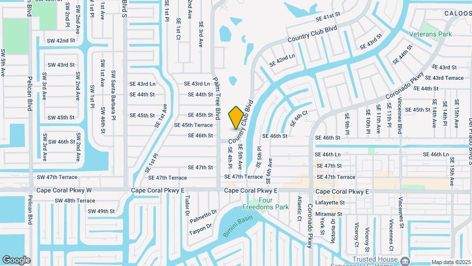 4528 Country Club Blvd Map and Location Details