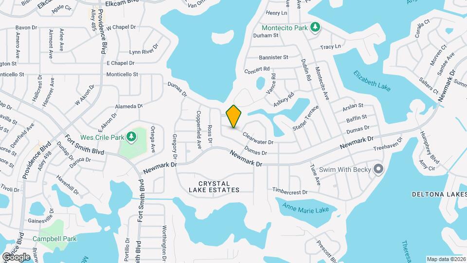 2165 Clearwater Dr Mapa y Detalles de la Ubicación