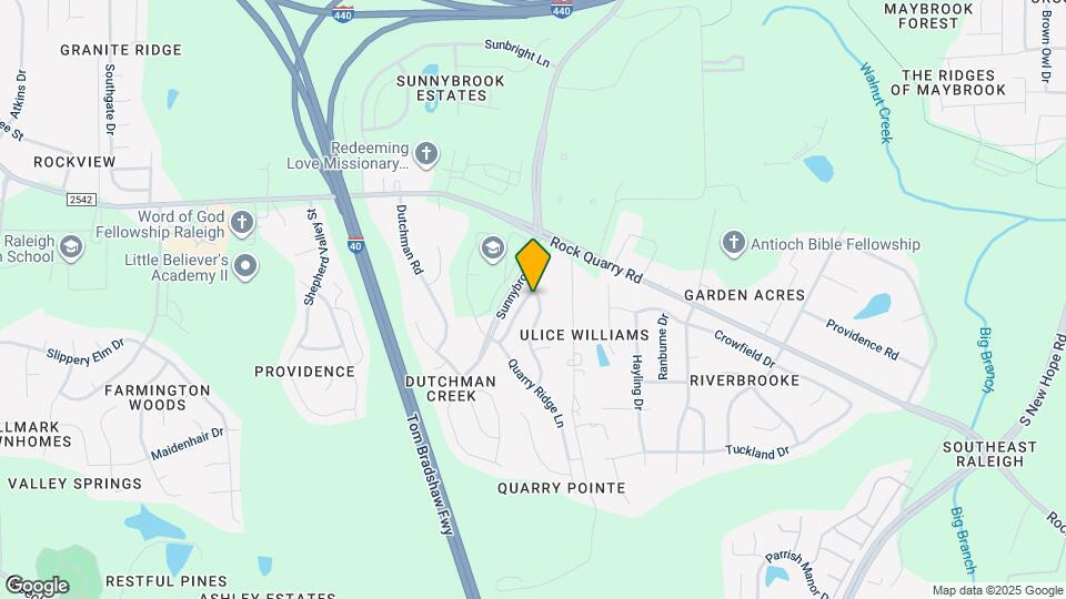 3716 Tryon Ridge Dr Map and Location Details