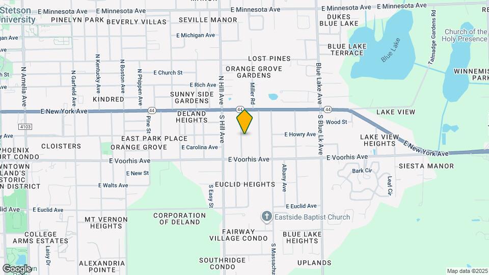 223 Pecan St Map and Location Details