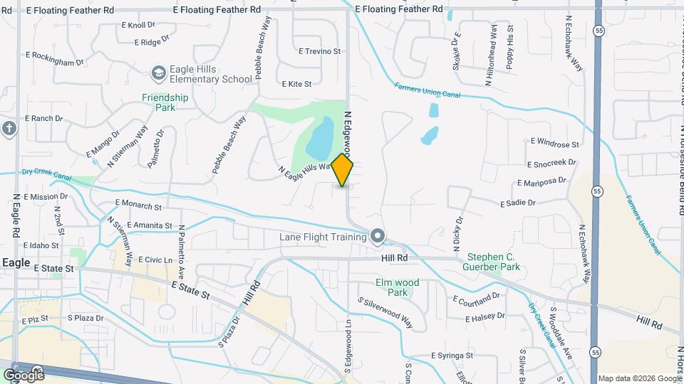 411 N Edgewood Ln Map and Location Details