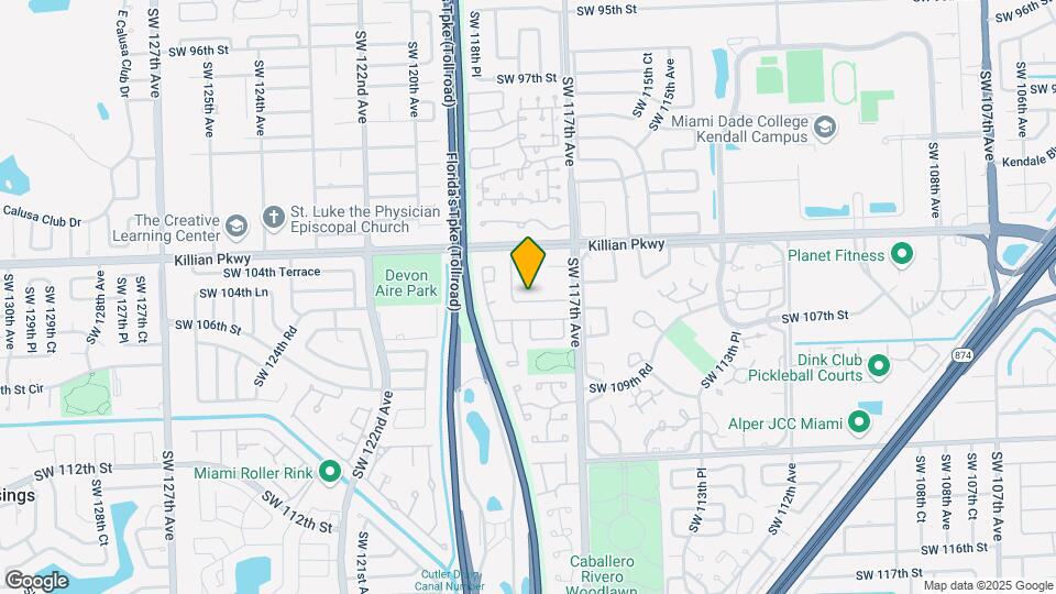 11745 SW 106th Terrace Map and Location Details