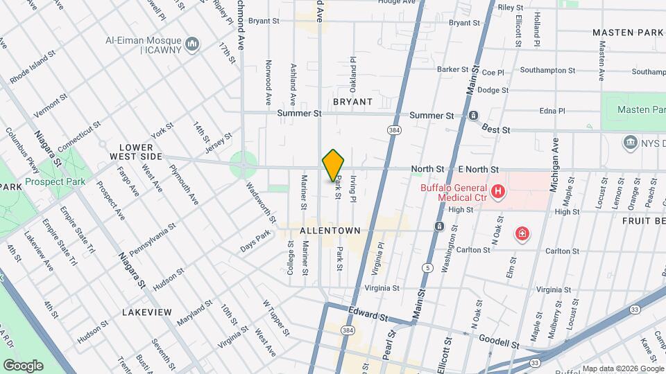 158 Park St Mapa y Detalles de la Ubicación