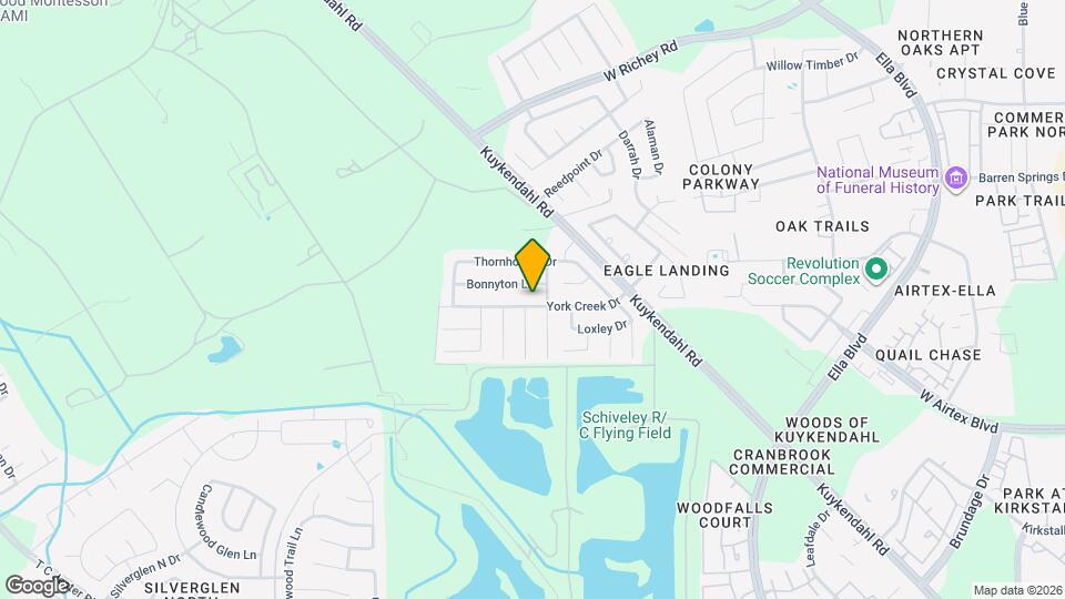 1614 York Creek Dr Map and Location Details