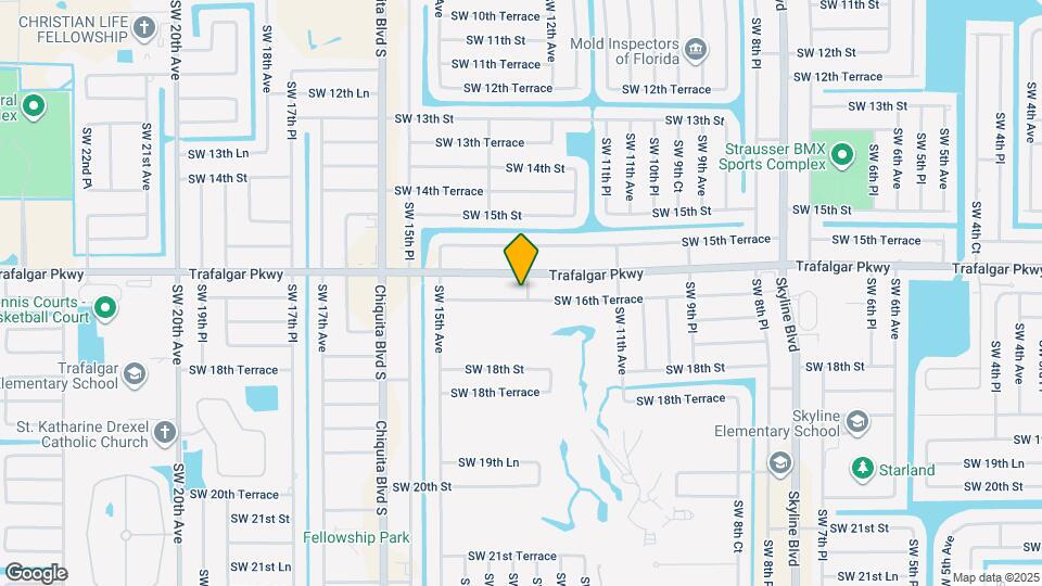 1223 SW 16th Terrace Map and Location Details