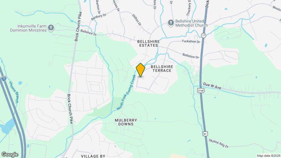 1345 Bellshire Terrace Dr Map and Location Details