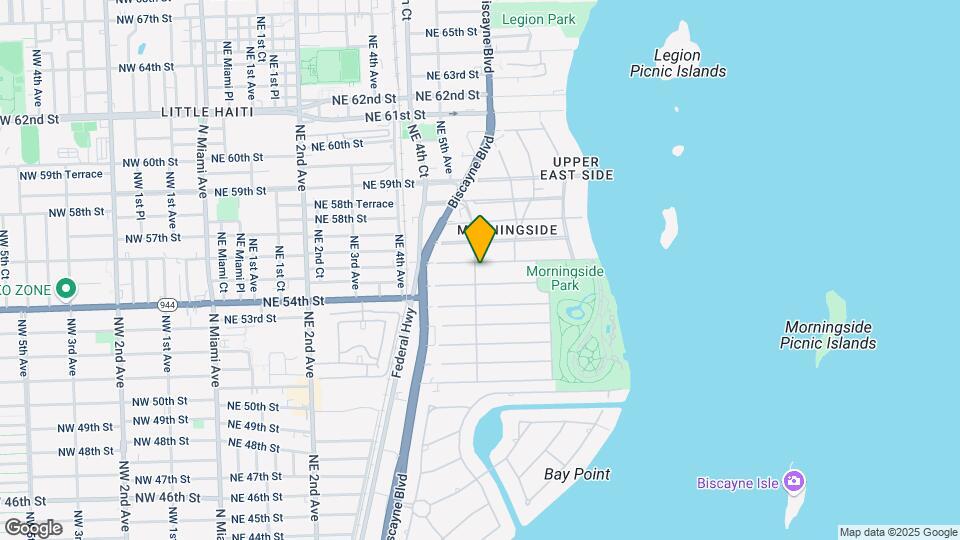 500 NE 55th Ter Map and Location Details