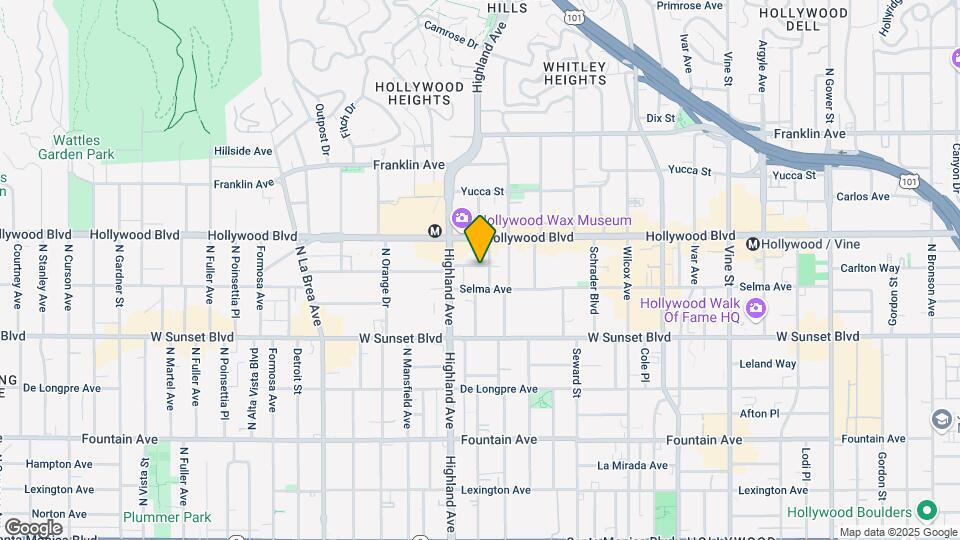 Premiere Hollywood Mapa y Detalles de la Ubicación
