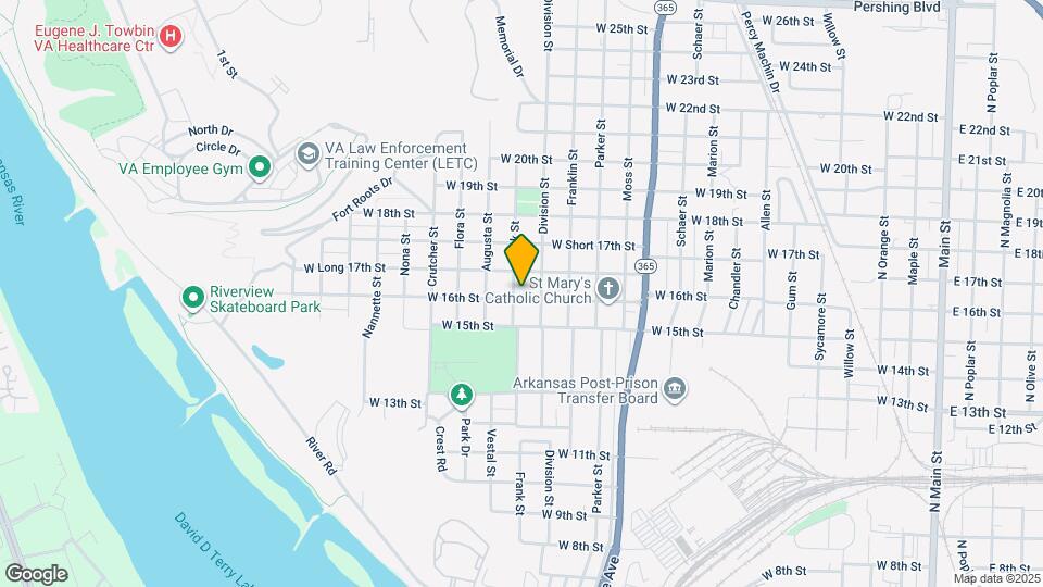 1517 W 16th St Map and Location Details