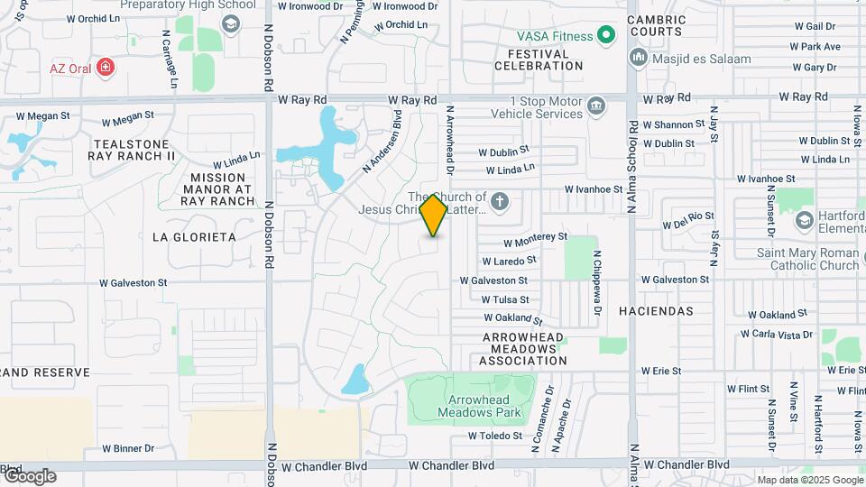694 N Longmore St Map and Location Details