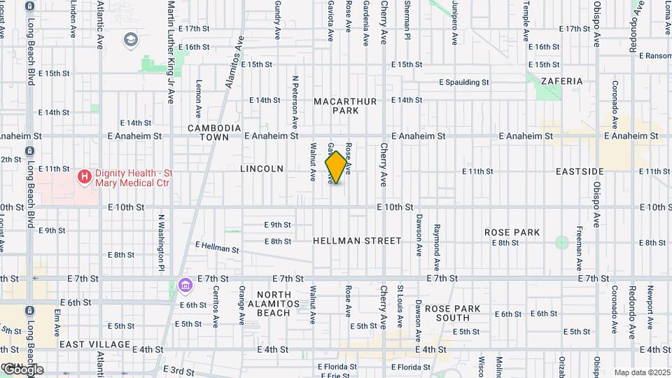 1050 Gaviota Ave Map and Location Details
