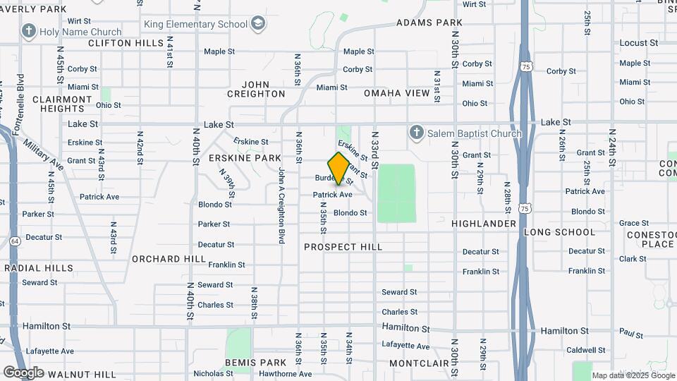 3414 Patrick Ave Map and Location Details