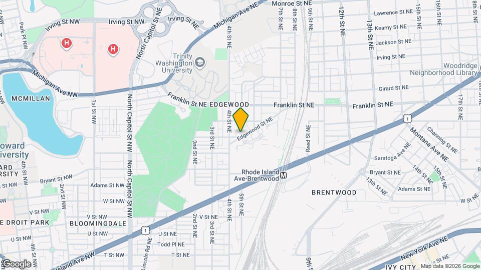 502 Edgewood St NE, Unit 2 Map and Location Details
