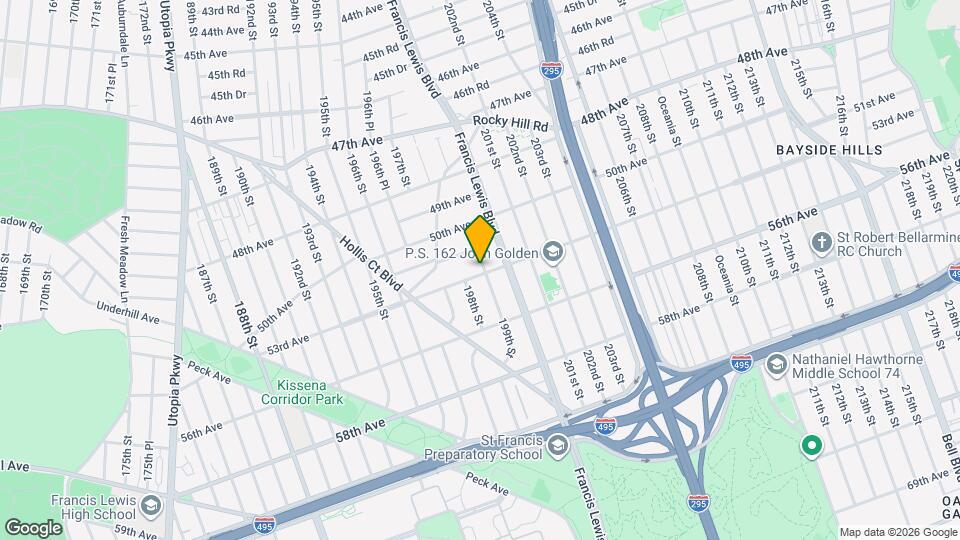 51-22 199th St Mapa y Detalles de la Ubicación