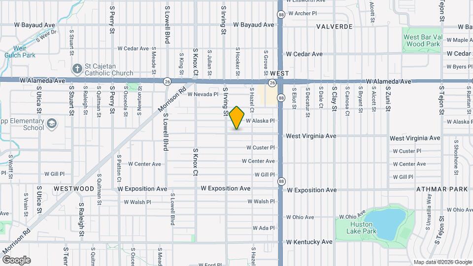 3229 W Virginia Ave Map and Location Details