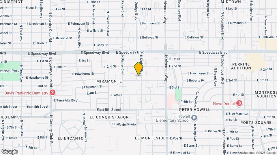 3671 E 3rd St Map and Location Details