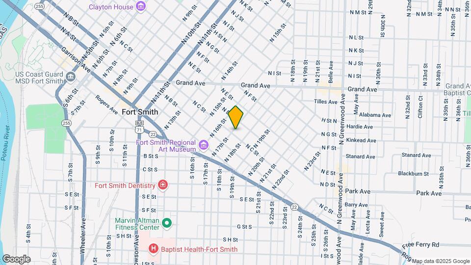 300 N 17th St Map and Location Details