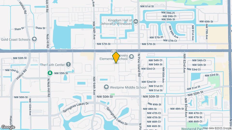 5490 NW 92nd Ave Map and Location Details