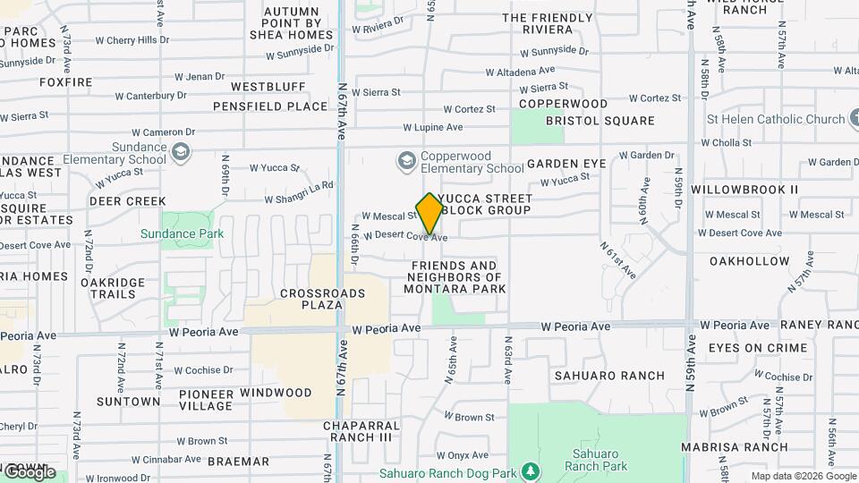 10851 N 65th Ave Map and Location Details