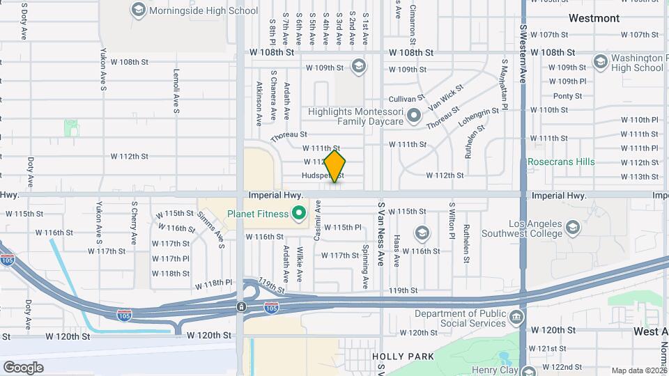 2419 W Imperial Hwy, Unit 2 Map and Location Details