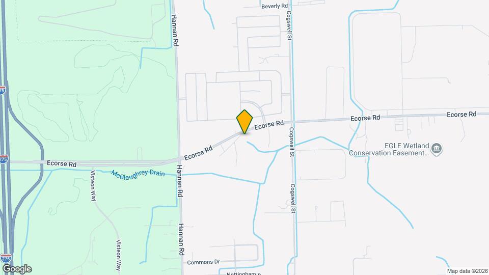 38803 Ecorse Rd Map and Location Details