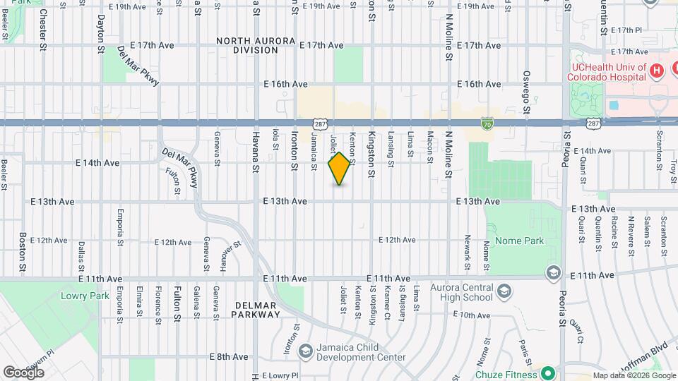 1324 Joliet St Map and Location Details