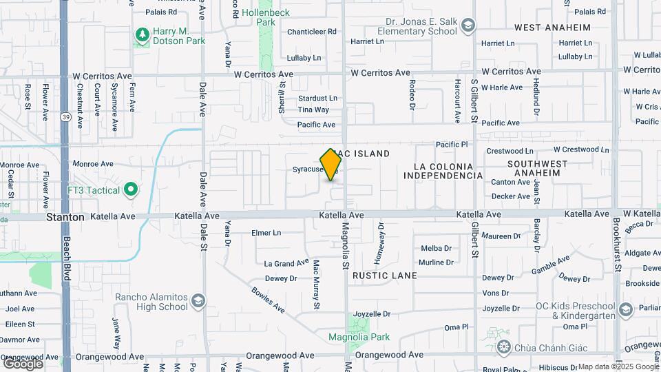 8940 Deira Ln Map and Location Details