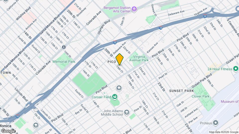 2002 20th St Map and Location Details