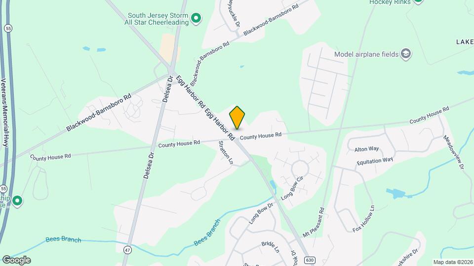 301 County House Rd Map and Location Details