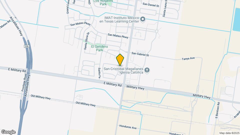 3502 San Angelo St Map and Location Details