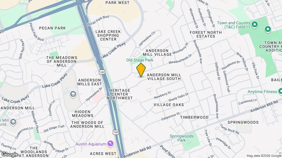 9802 Copper Creek Dr Map and Location Details