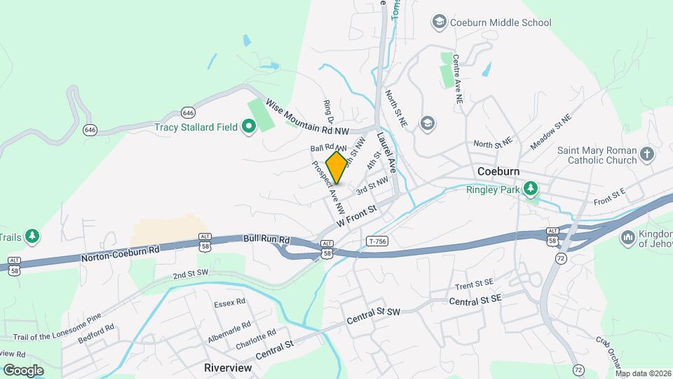 208 Prospect Ave NW Map and Location Details