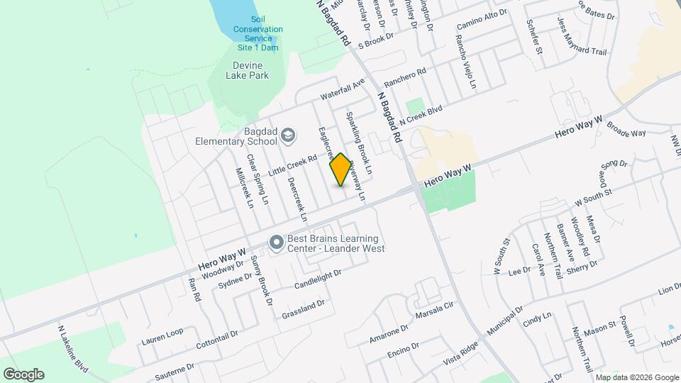 505 Eaglecreek Dr Map and Location Details