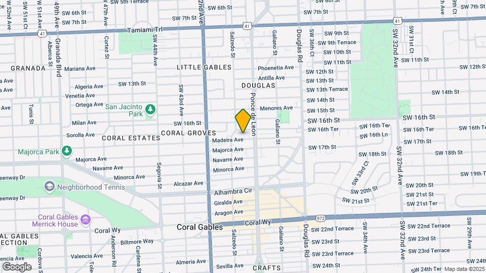 225-229 Madeira Ave Mapa y Detalles de la Ubicación