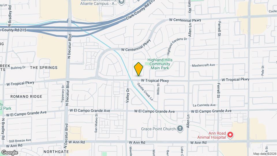 4137 Catalan Sails Ave Map and Location Details