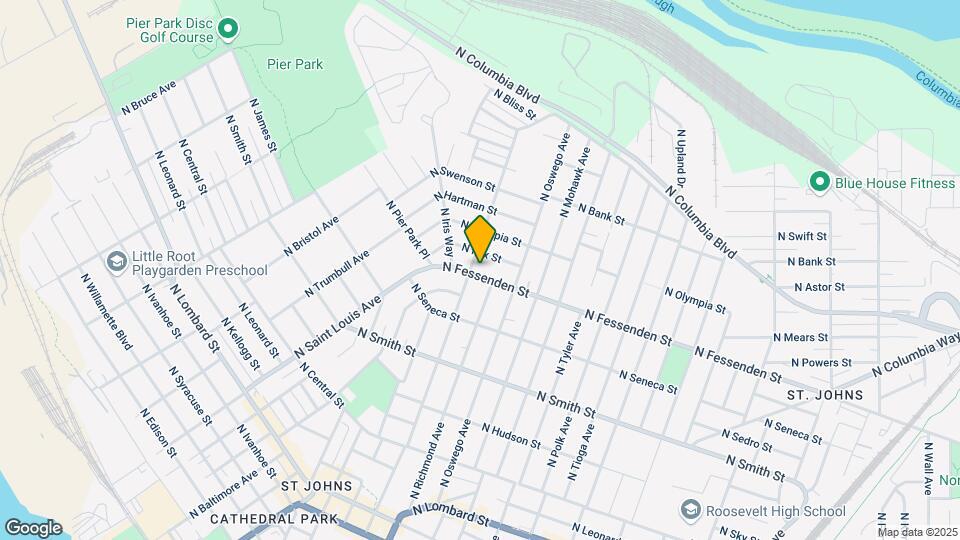8231 N Fessenden St Map and Location Details